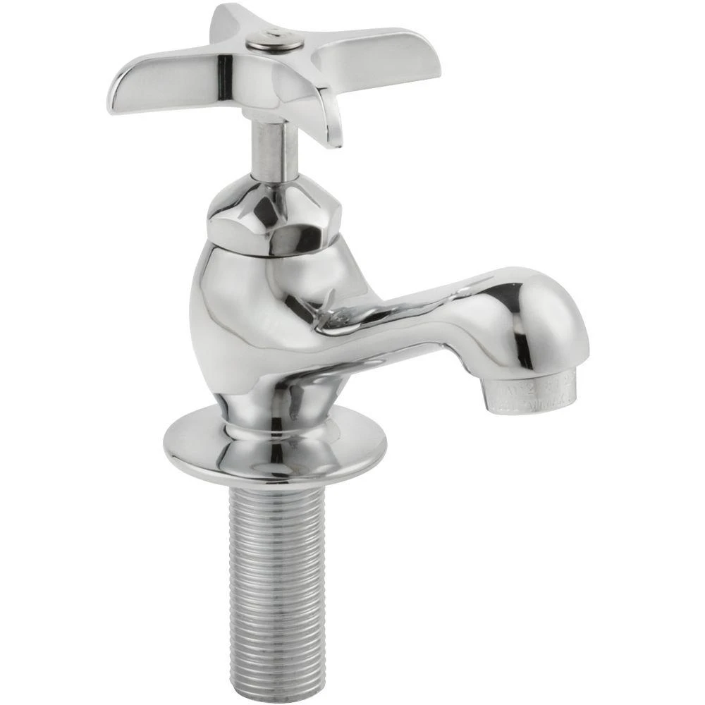 Basin Faucet, Heavy-Duty, Brass With Chrome Finish