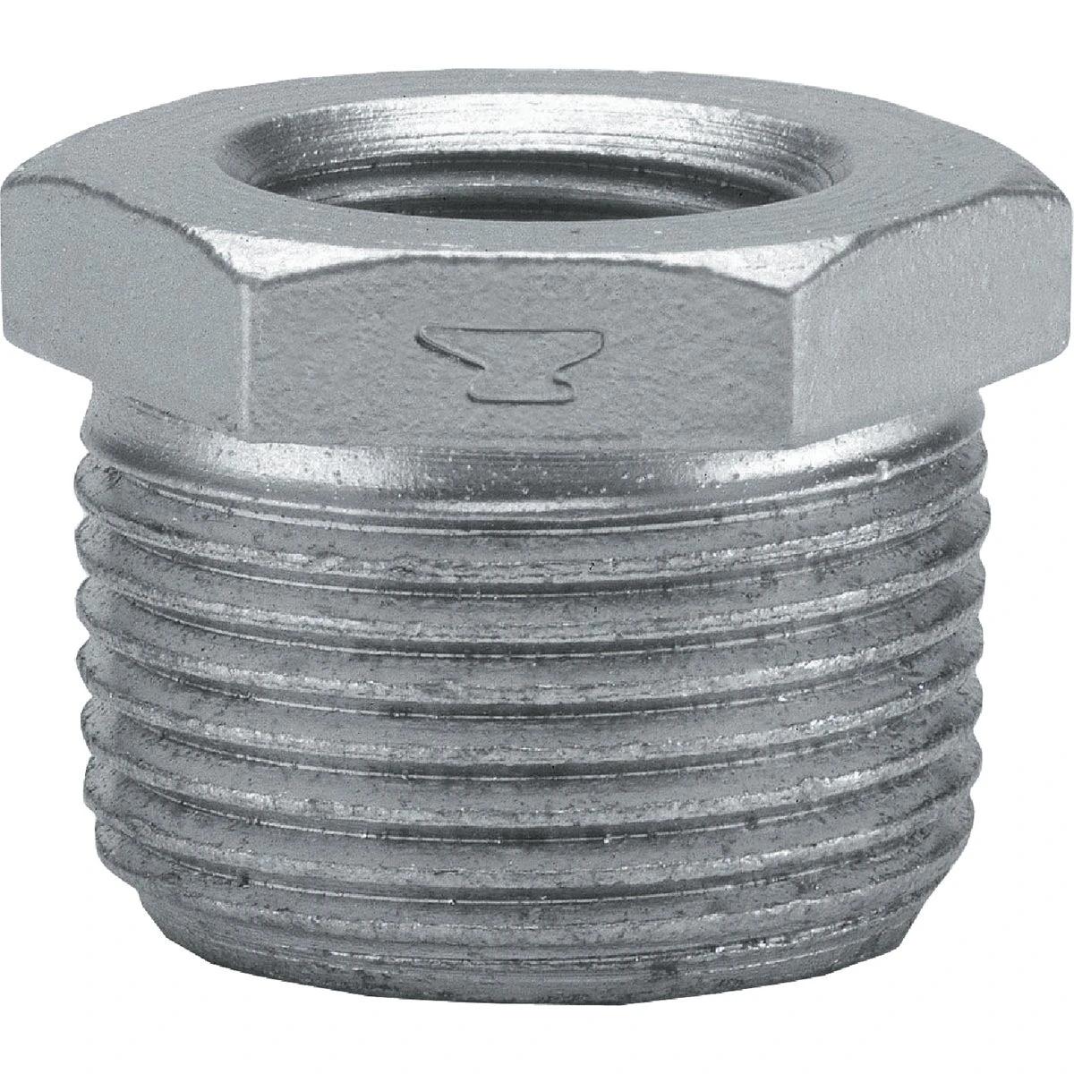 Galvanized Pipe Hex Bushing, 1 In. x 3/4 In.