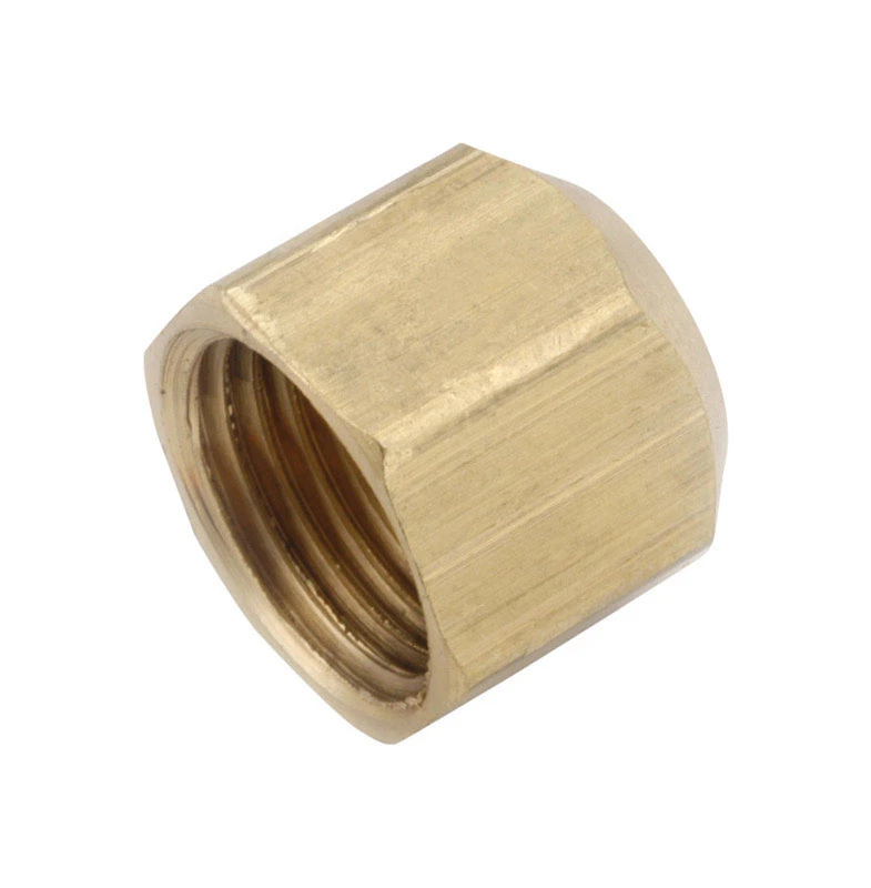 Brass Flare Cap, Lead Free, 1/2 In.