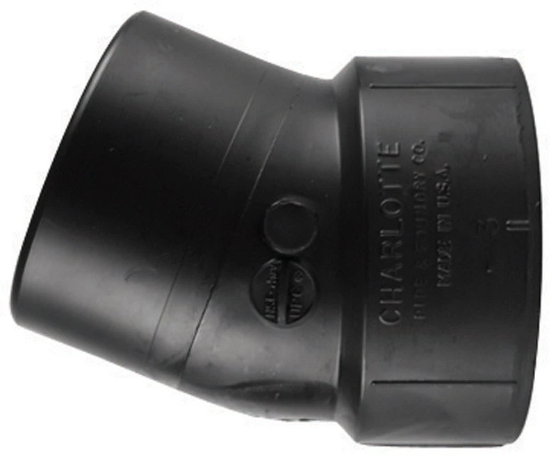 ABS/DWV 22-1/2-Degree Street Ell, 1-1/2 In.