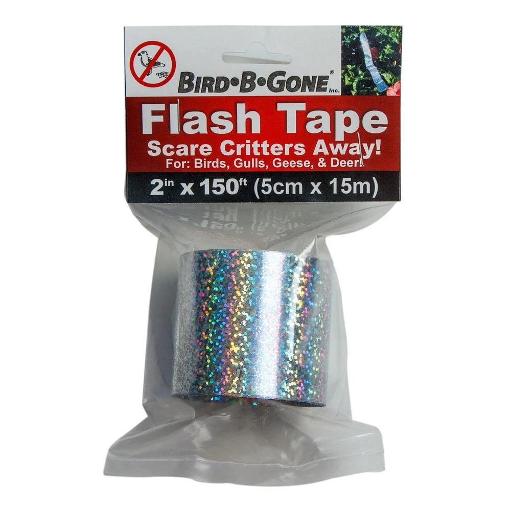 Flash Tape Bird Repellent, 2 In. x 150 Ft.