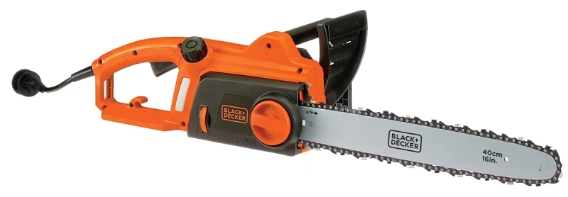 Electric Chainsaw, 12-Amp, 16-In. Low Kick-Back Bar
