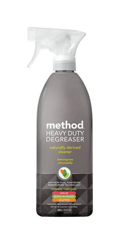 Heavy Duty Degreaser, Oven Cleaner and Stove Top Cleaner, Lemongrass, 28 oz.