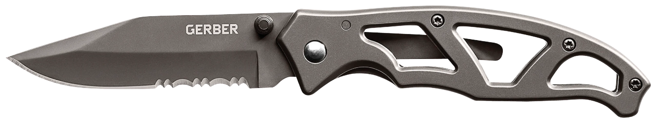 Paraframe I Folding Knife, Serrated, Titanium Nitride