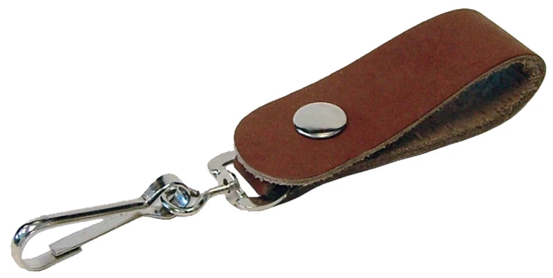 Key Strap, Leather With Metal Clip