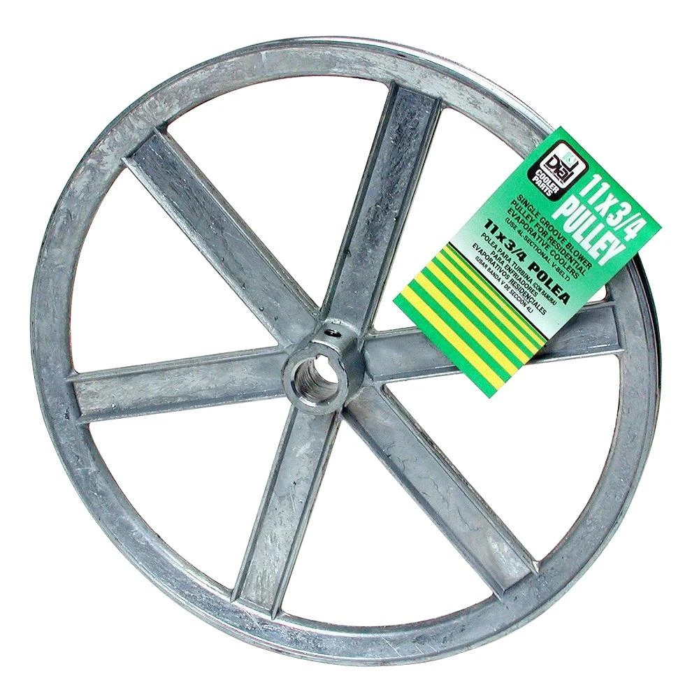 Evaporative Cooler Blower Pulley, Zinc, 11 x 3/4-In.