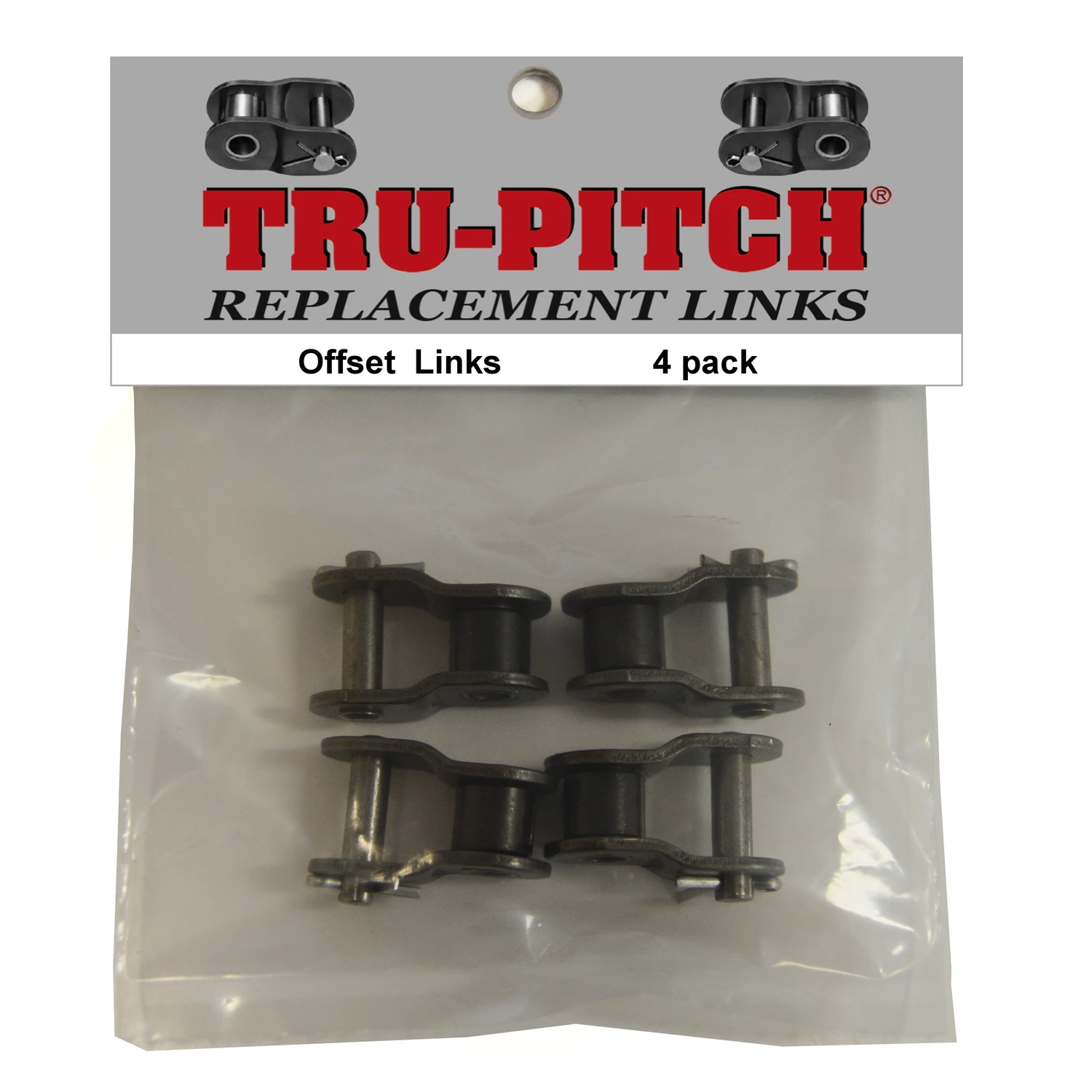 OffSet Connecting Link, #40, 4-Pk.