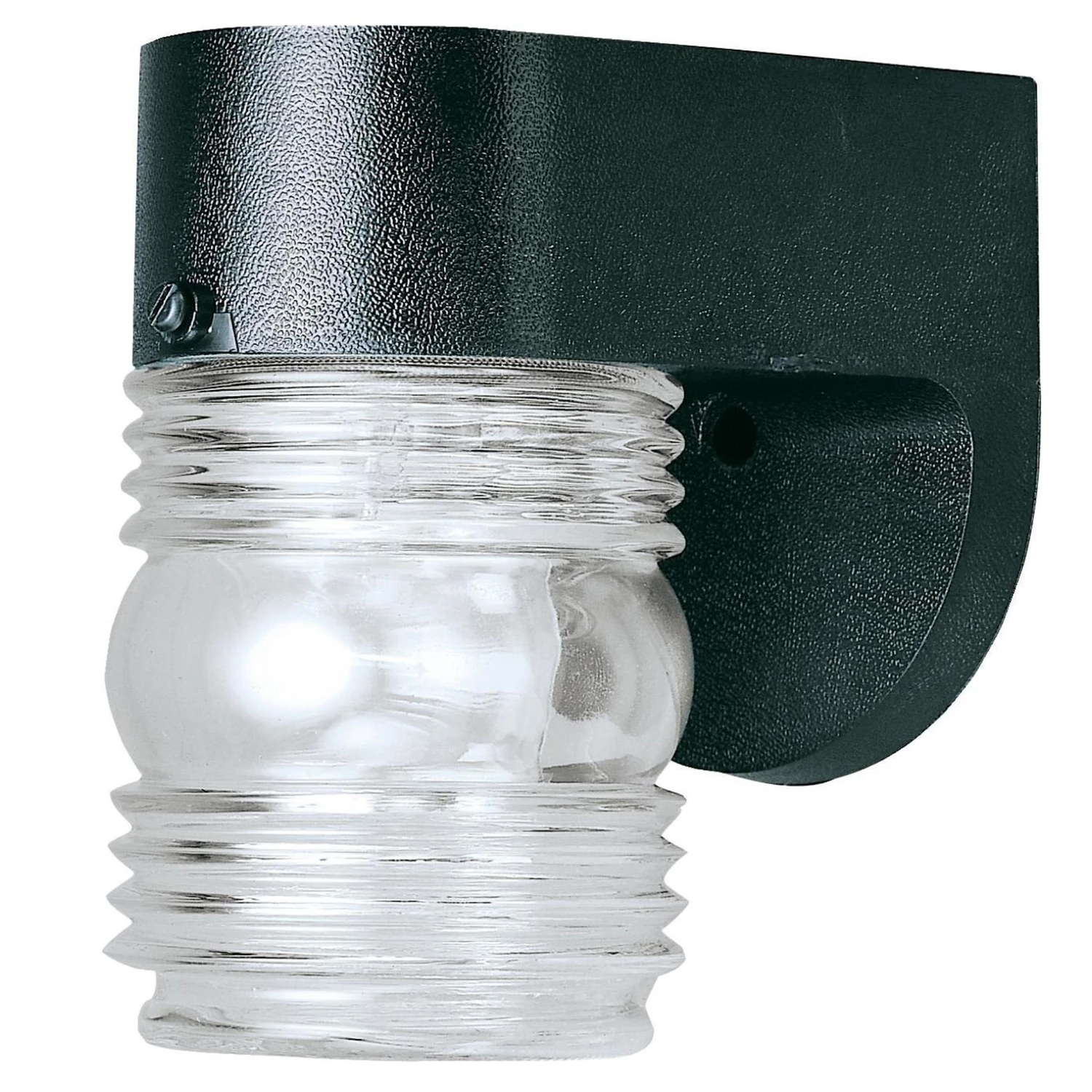 60-Watt Black Wall Lantern