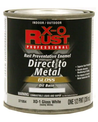 Premium Oil-Base Enamel, White Gloss, 1/2 Pt.