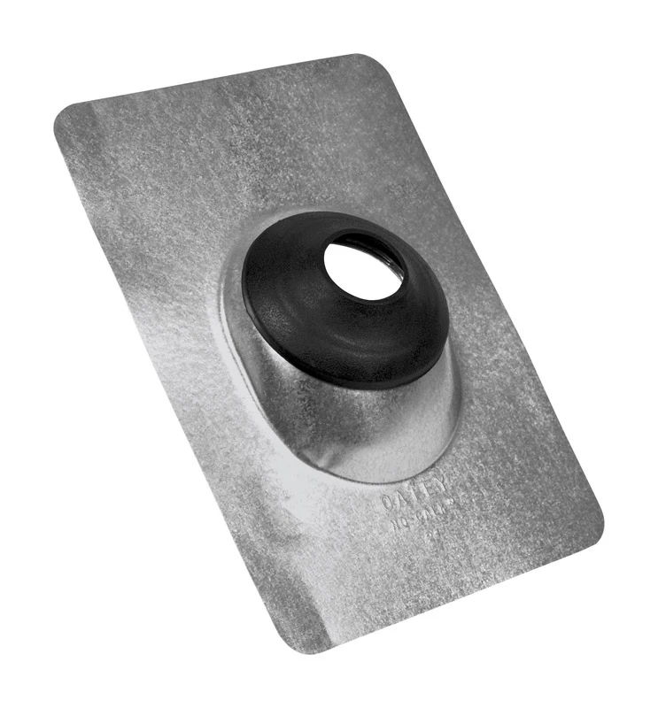 No Caulk Roof Flashing, Galvanized Aluminum Thermoplastic, 3 to 4 In.