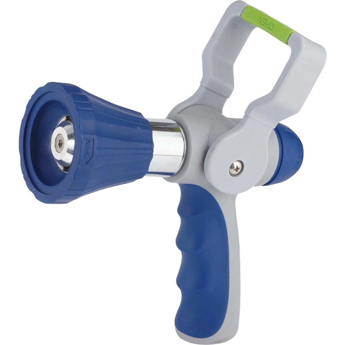 Metal Fireman Nozzle With Adjustable Spray And Comfort Grip