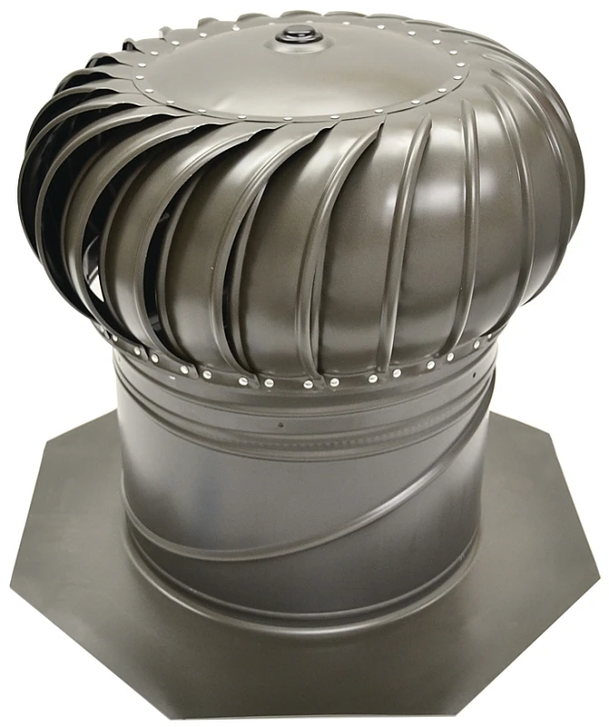 12-in Galvanized Steel Internally Braced Dual-bearing Wind Turbine Vent