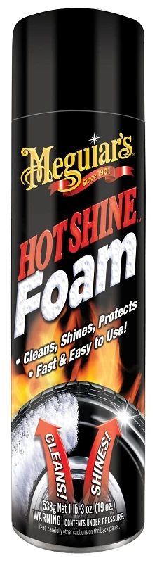 Hot Shine Tire Foam, 19 oz.