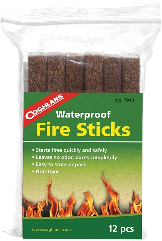 12-Pack Waterproof Fire Sticks