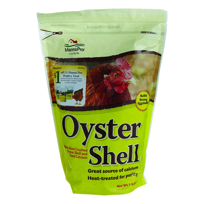 Oyster Shell, Pellet Size, 5-Lbs.