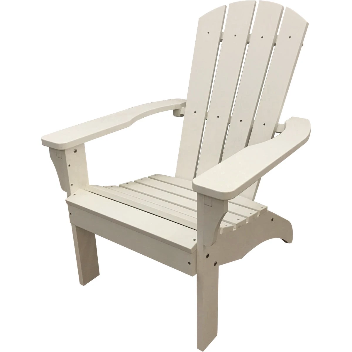 Adirondack Chair, All-Weather Poly Resin, White