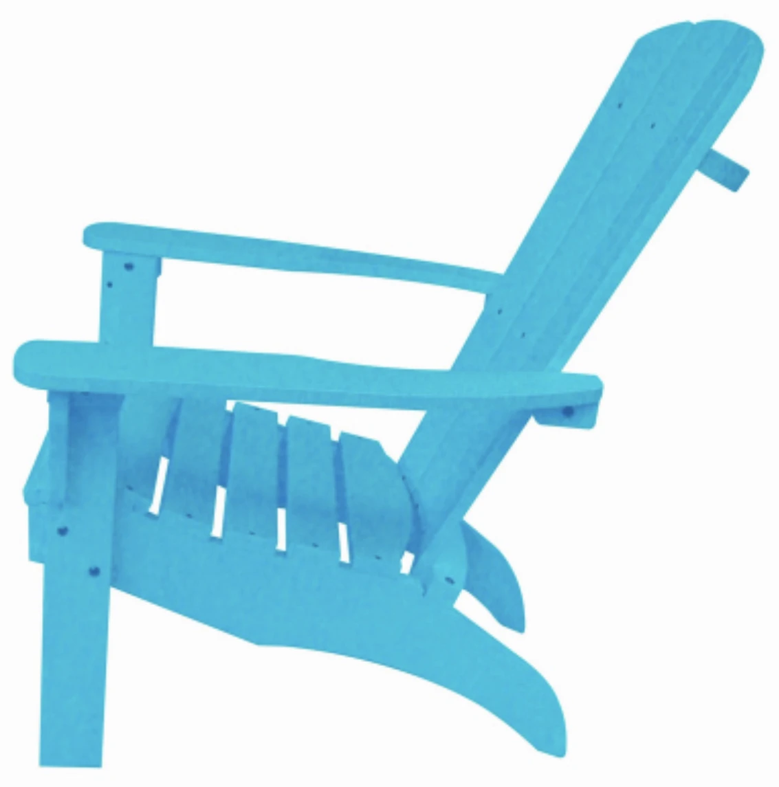 Adirondack Chair, All Weather Poly Resin, Turquoise