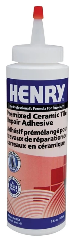 Ceramic Tile Repair Adhesive, 6-oz.