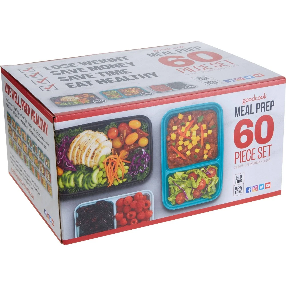 60-Pc. Meal Prep & Container Set, 60-Pc.