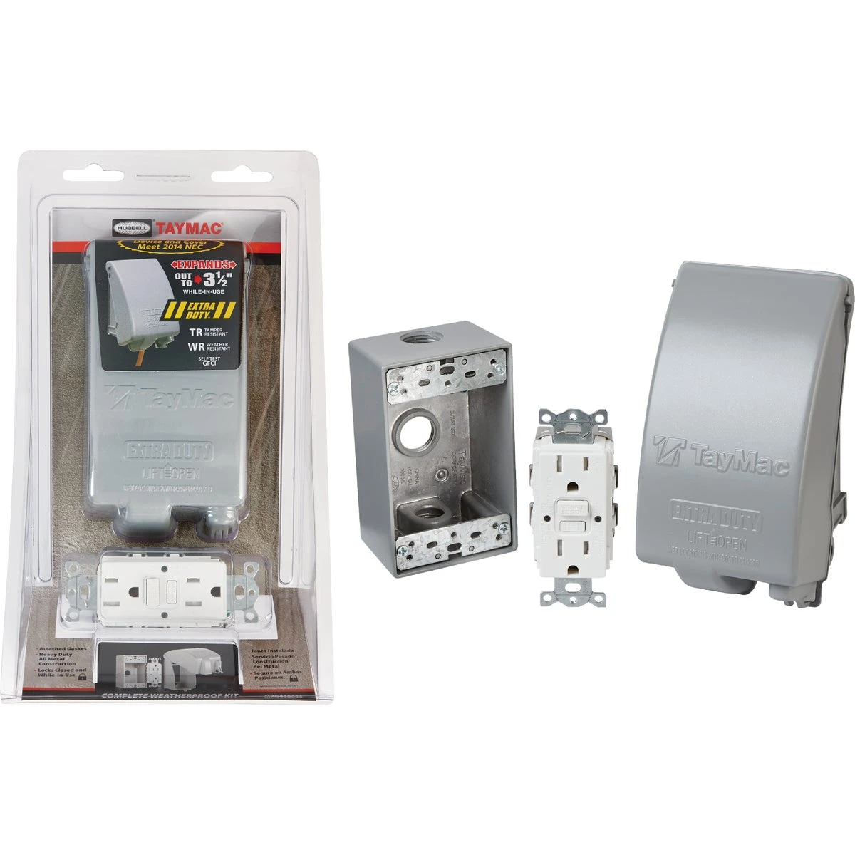 Receptacle Kit, Vertical, GFCI
