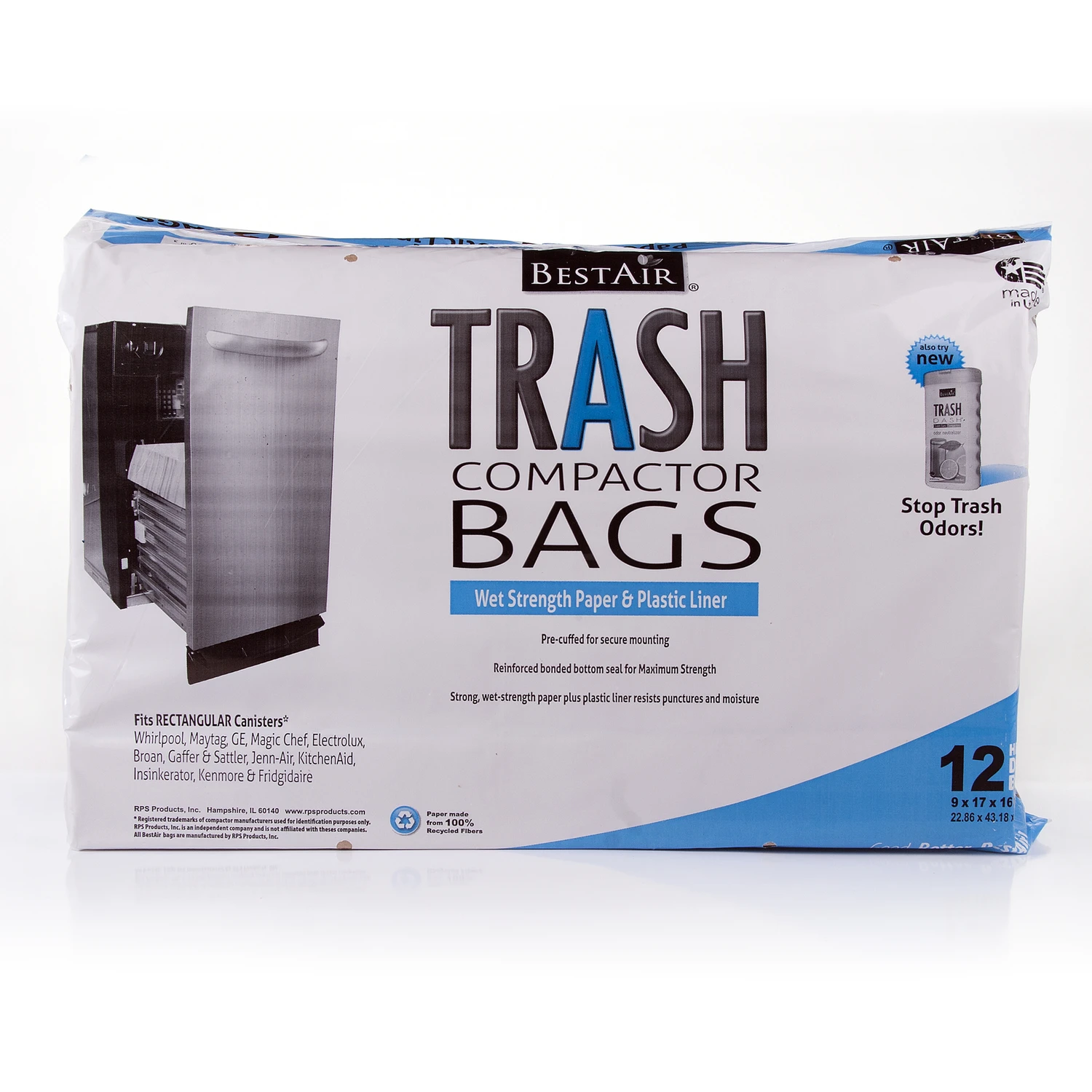 Trash Compactor Bags, 2-Ply, 12-Pk.