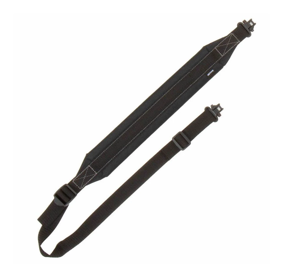 Rifle Sling With Swivels, Padded, Black