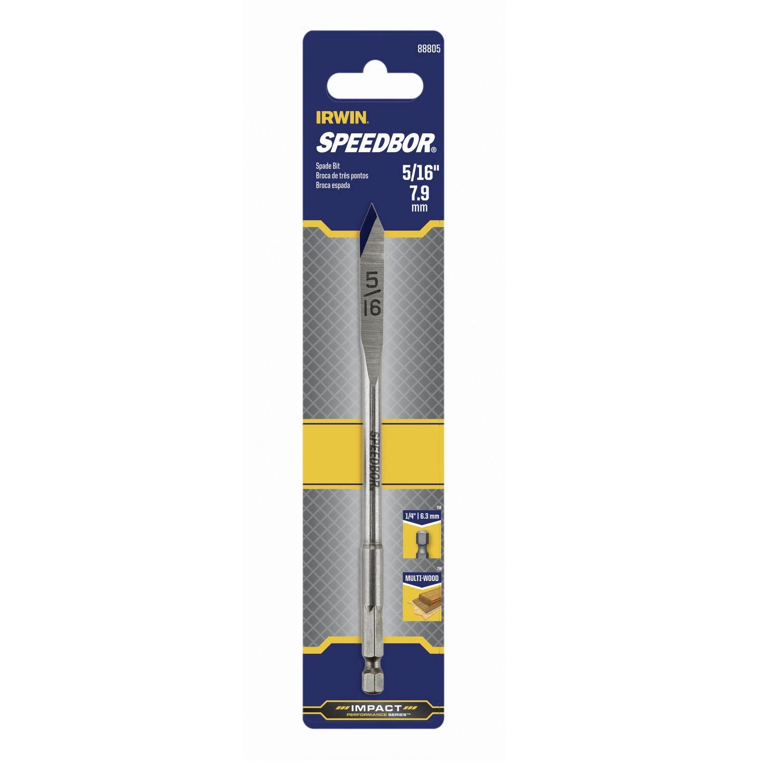 Speedbor Spade Drill Bit, 5/16 In.