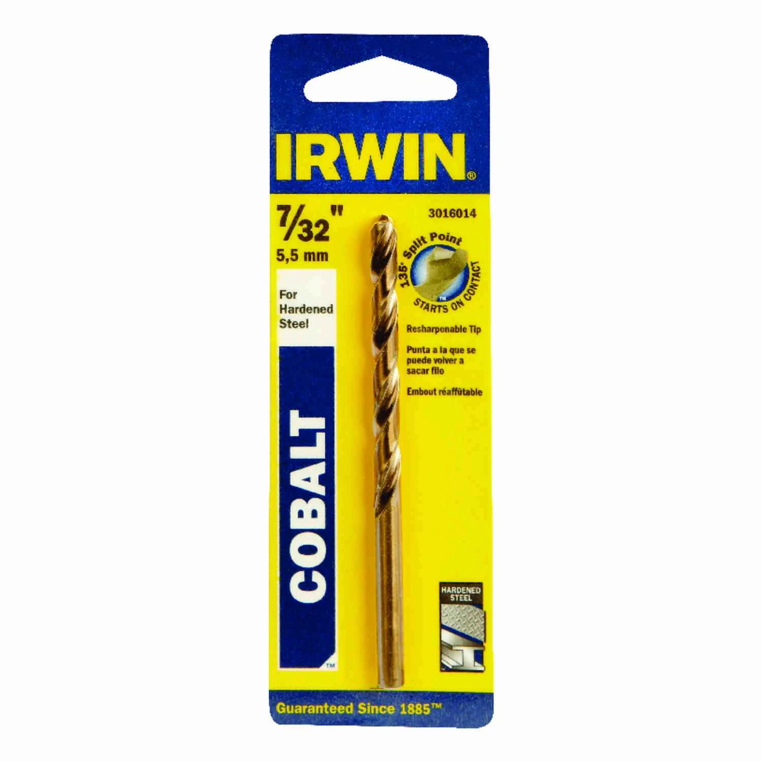 Cobalt Steel Drill Bit, 7/32-In.