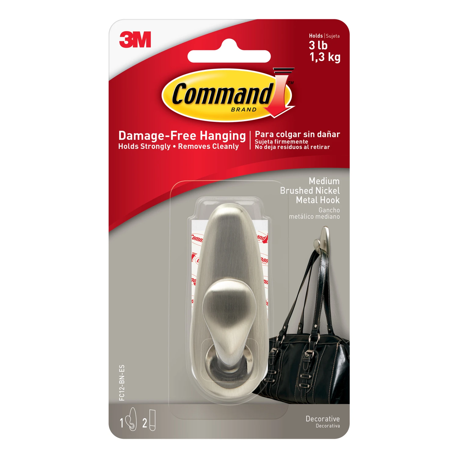 Medium Nickel Hook