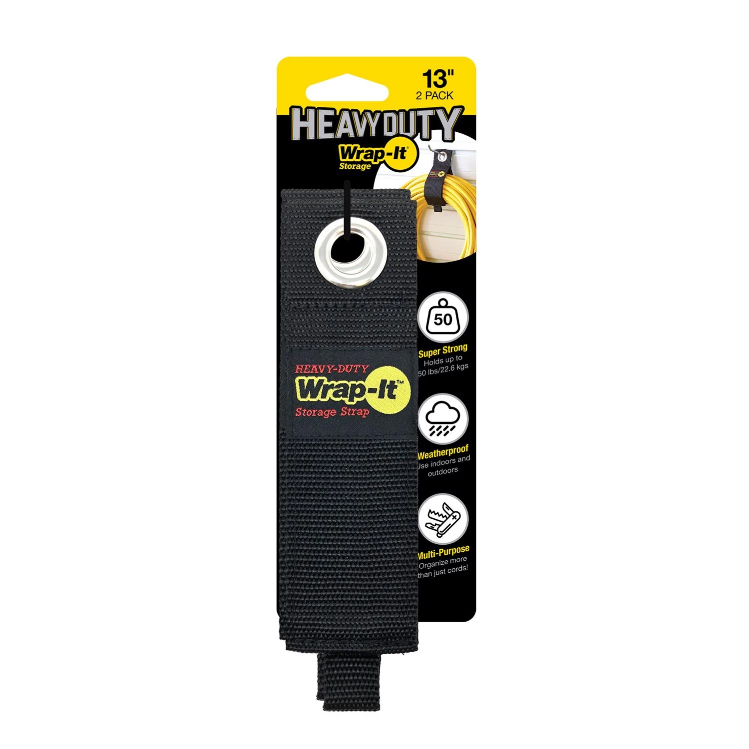 Heavy Duty Storage Straps, 13-In., 2-Pk.