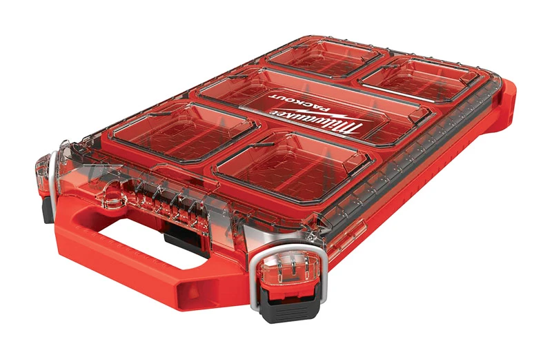 Packout Compact Low-profile Small Parts Organizer With 5 Removable Bins