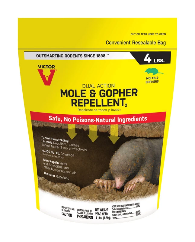 Mole & Gopher Repellent, 4 Lb.