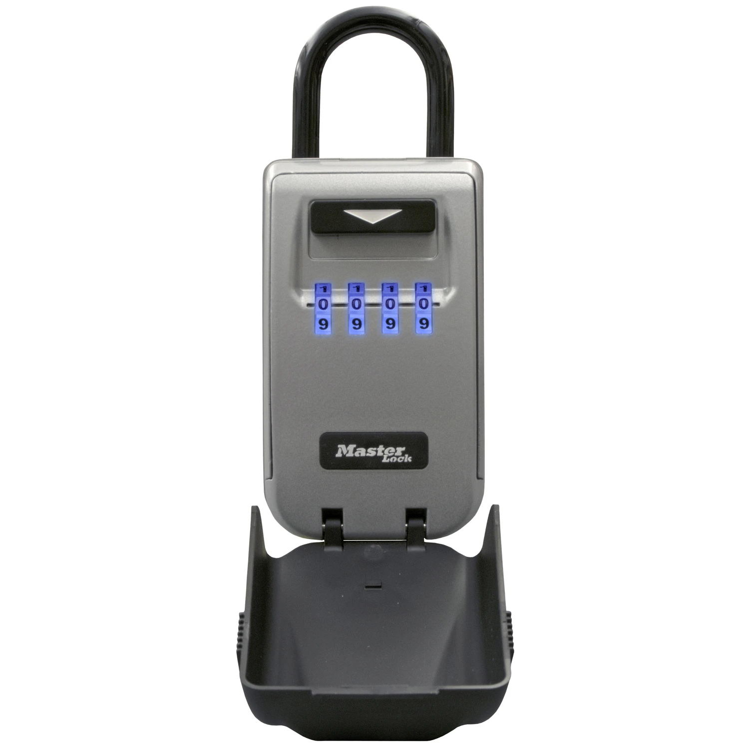 Lock Box, Light-Up Dial, Portable, 2-7/8-In.