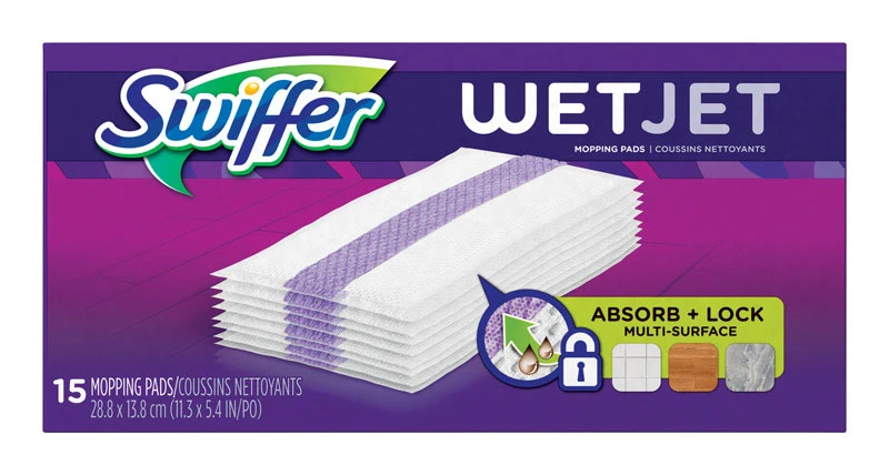 Wet Jet Refill Pads, 15-Ct.