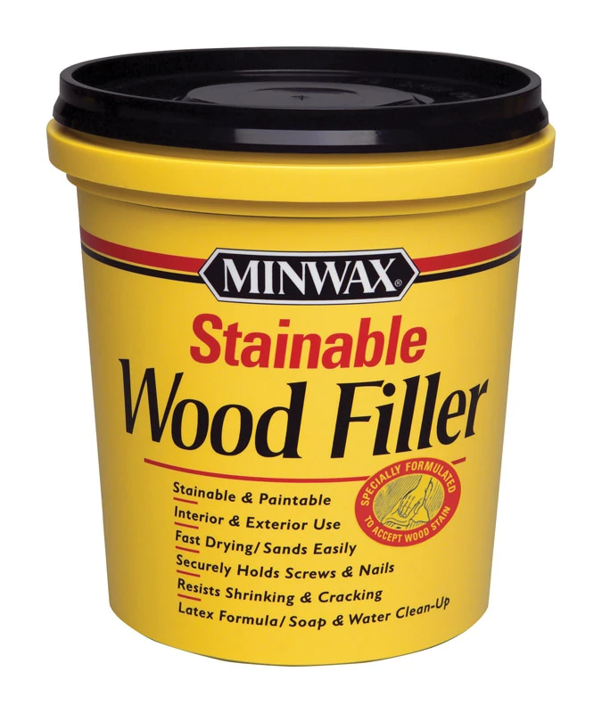 Latex Wood Filler, Stainable, Lb.
