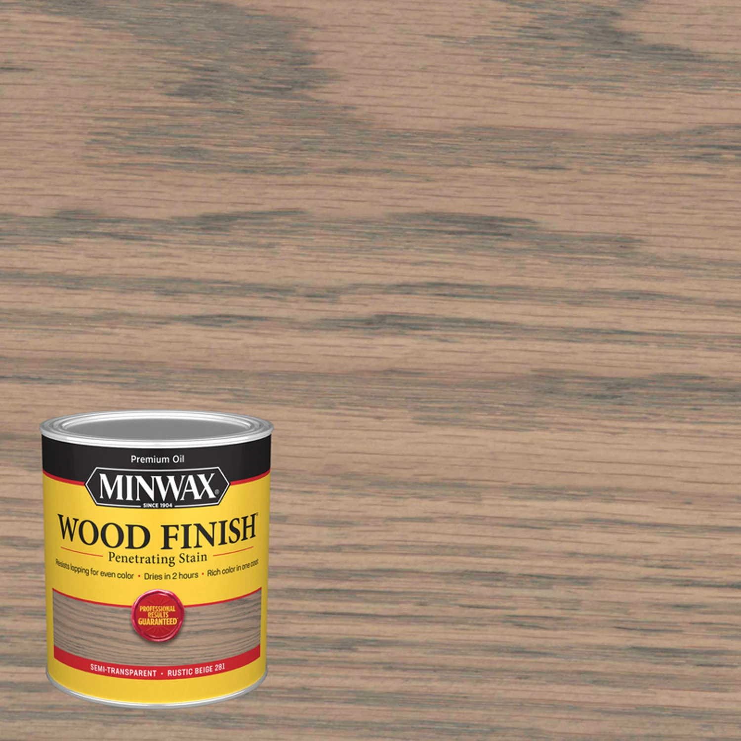 Wood Finish, Interior Stain, Rustic Beige, 1-Qt.
