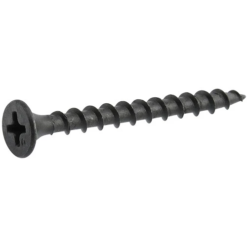 Black Phosphate Drywall Screws, Phillips Bugle Head, 2.5-In. x #8, 1/4 Keg, 2500-Ct.