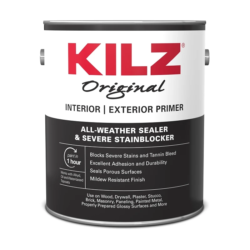 Interior & Exterior Oil Primer, Sealer & Stain Blocker, 1-Gallon