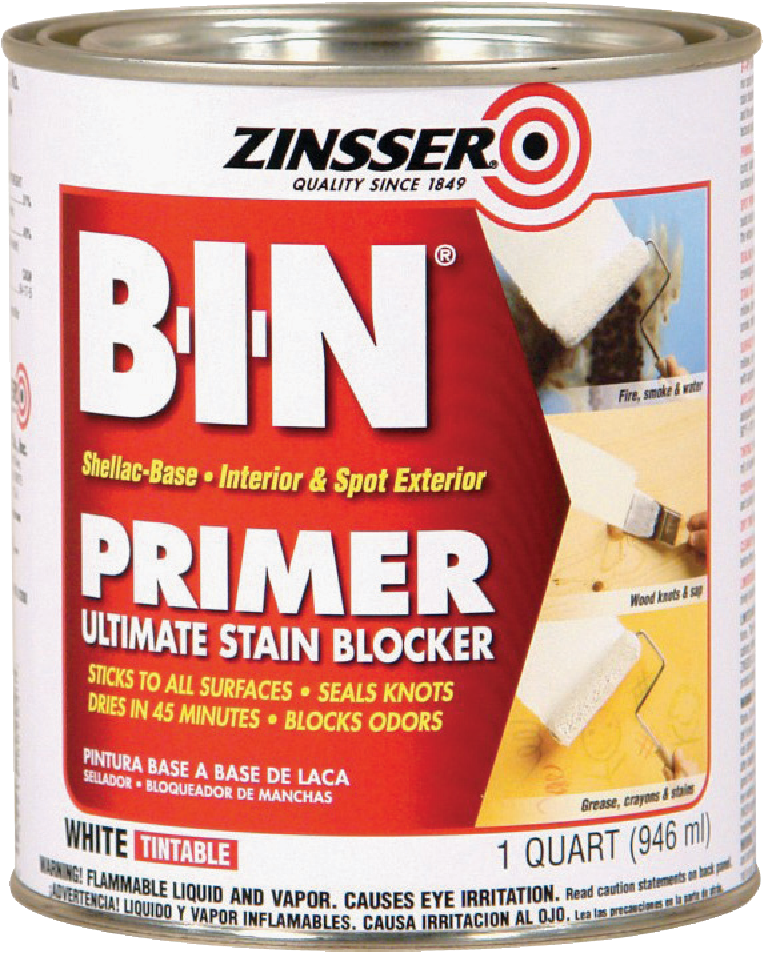 B.I.N. Primer Sealer, White, 1 Qt.