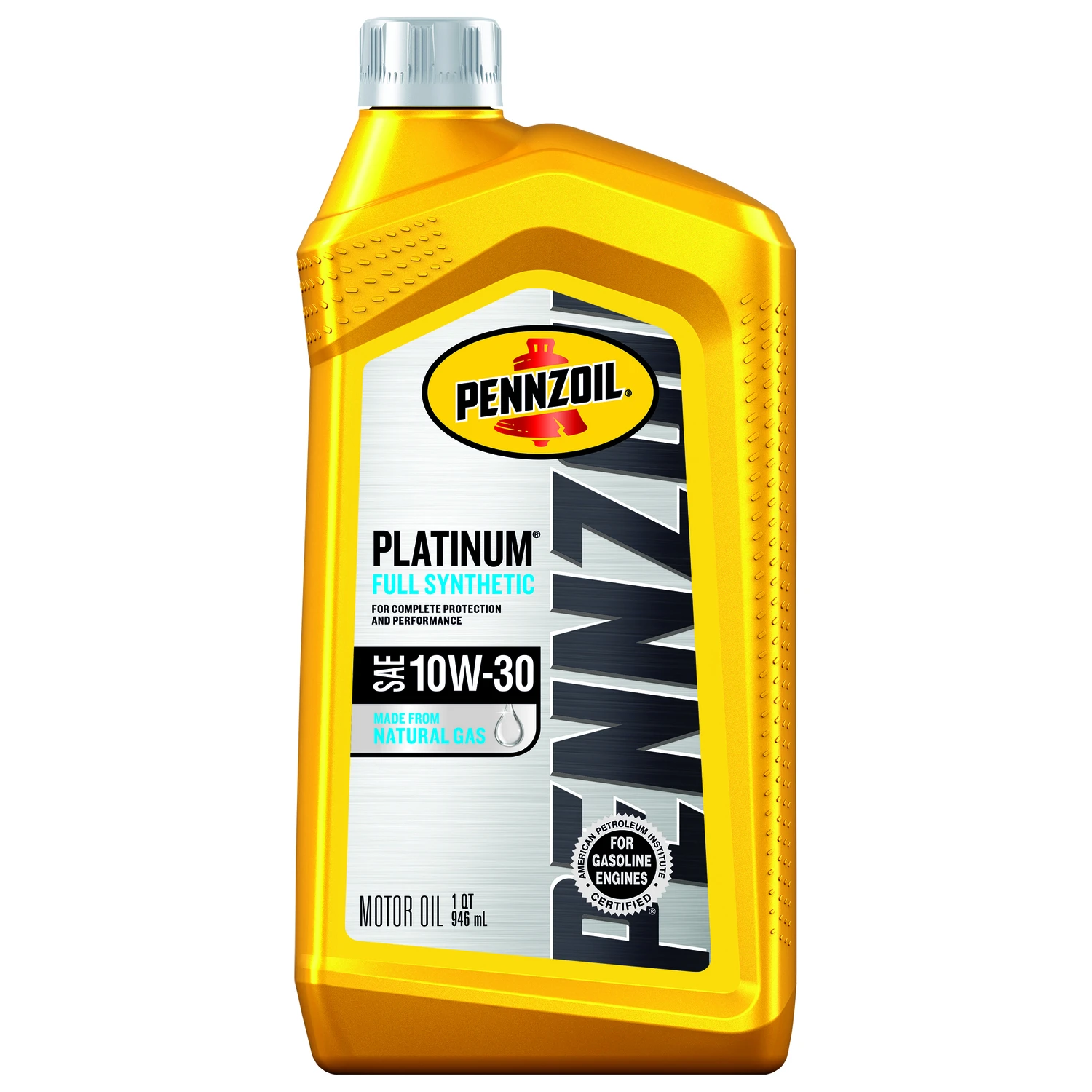 Platinum Motor Oil, Synthetic, 10W-30, 1 Qt.