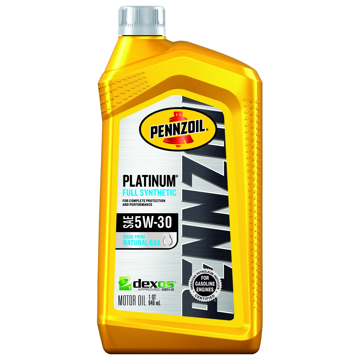 Platinum Motor Oil, Synthetic, 5W-30, 1 Qt.