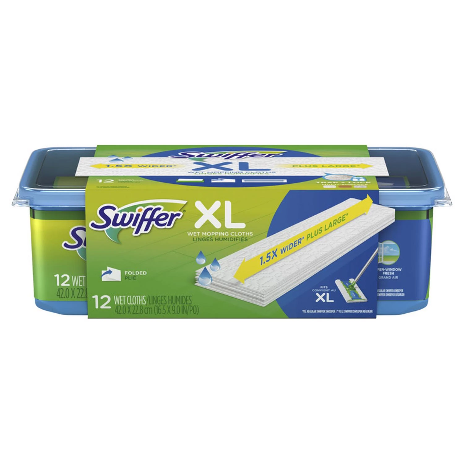 Wet Cloth Refills, XL, Gain Scent, 12-Ct.
