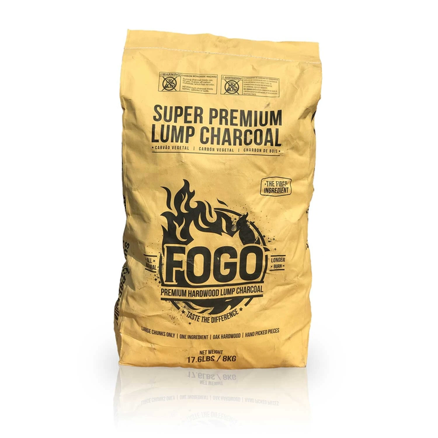 Super Premium Hardwood Lump Charcoal, 17.6 Lbs.