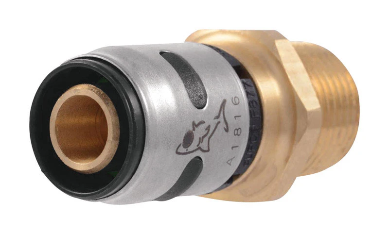 PEX Evopex Push To Connect Male Connector, 1/2 Push x 1/2 In. MPT