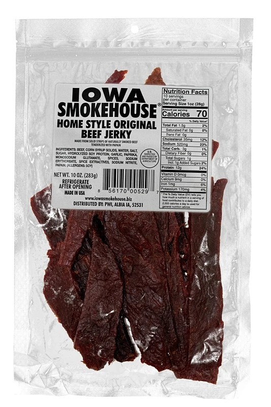 Beef Jerky, Original, 10-oz.