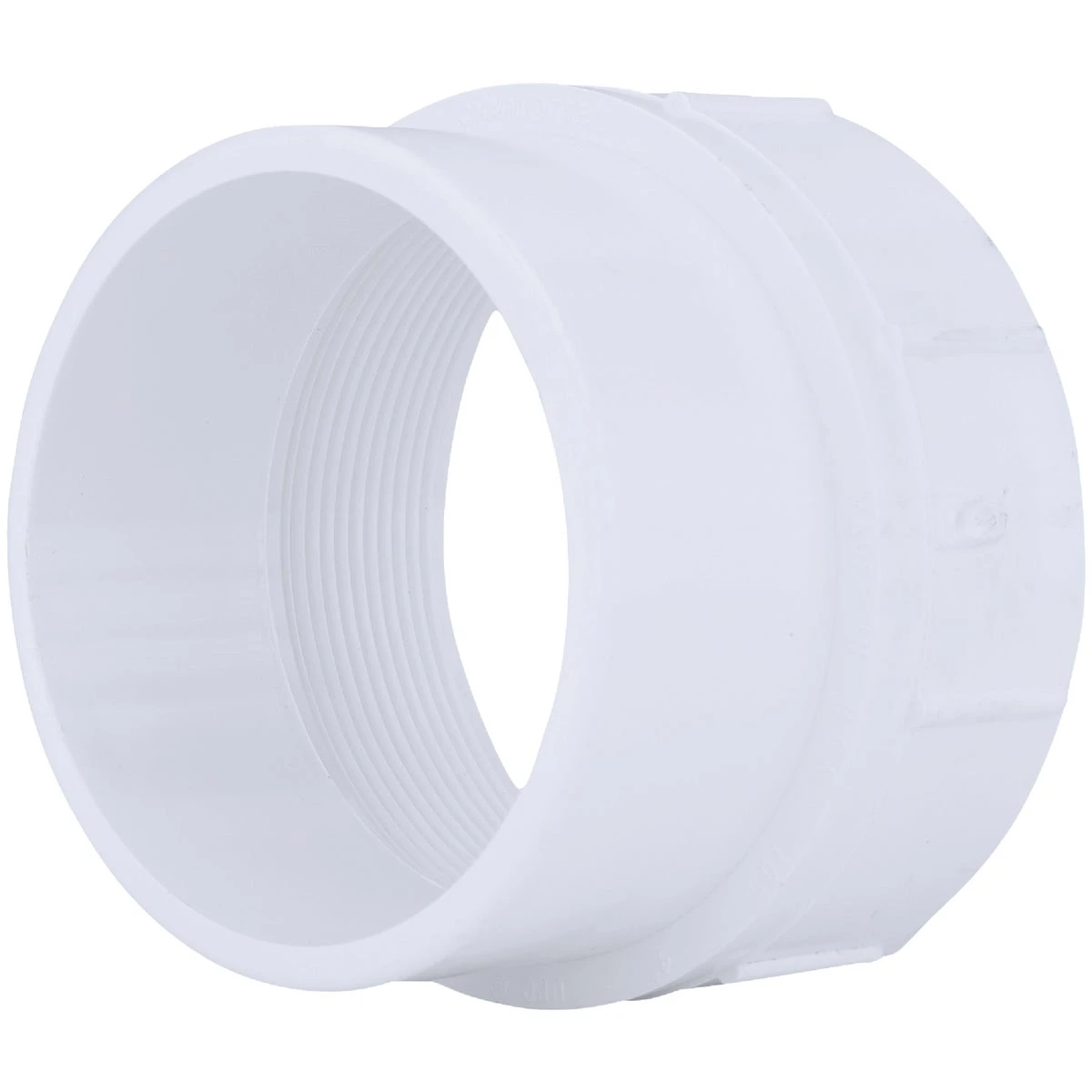 Schedule 40 DWV PVC Cleanout Body, Spigot x FIP, 4 In.