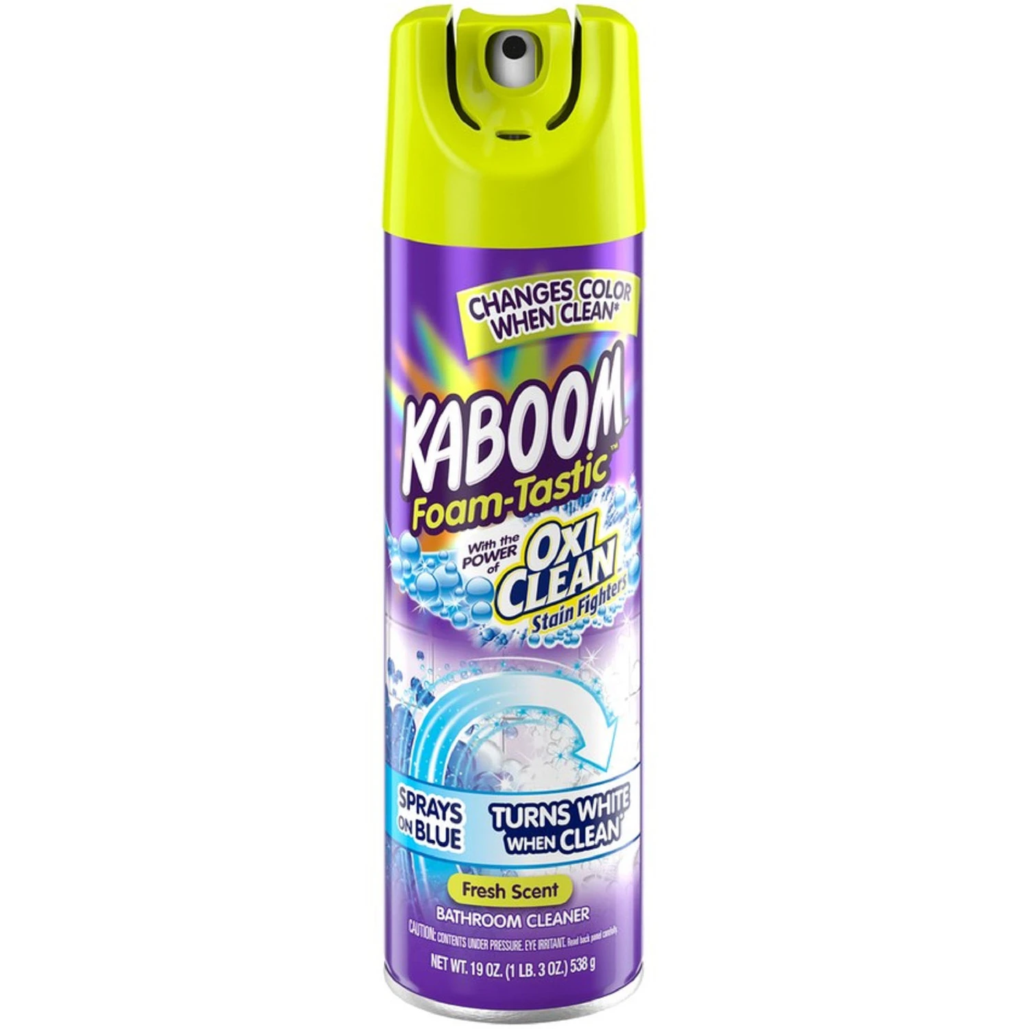 FoamTastic Bathroom Scrubbing Foam, Color Changing, 19 oz.
