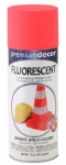 Premium Decor Fluorescent Spray Paint, Red Orange, 11 oz.