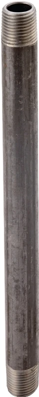 3/4 Inch X 24 Inch Black Steel Pipe Nipple - Schedule 40