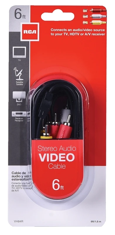 Composite Video Cable, 6 Ft.